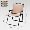 Steel tube black frame kermit chair khaki-large