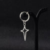 Steel color without ear hole 2.0*12 spring ear clip