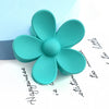 7cm flower clip [lake blue]