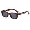 Gray frame with leopard print