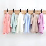 Coral velvet cute children's baby towel 30*30cm soft and comfortable absorbent home wash small card towel square towel