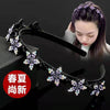 Braided headband - star violet