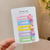 Cake mixed hair clips 5 cards