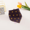 Triangular scarf - brown star