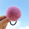 Rose red single ball hair rope