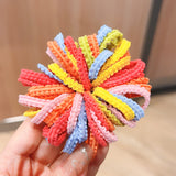 Children's head rope does not hurt hair high elasticity baby candy color hair ring girl ponytail hair rope little girl rubber band