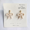 36 pearl butterfly earrings