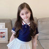 1818 blue polo shirt / 100cm