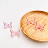 Starry sky luminous butterfly-pink