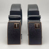 Rose gold frosted automatic buckle + belt