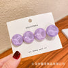 Purple water wave moonlight hair clip