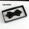 All black with sharp corners without gift box