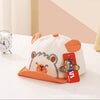 Happy bear - orange / reference 6-20 months (46-48cm hat circumference can be adjusted)