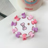10 cards - rabbit pink / plastic/resin