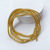 Bright silvery yellow