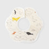 All over printed animal lace waterproof bib