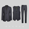 Gray three piece suit / 165/84（44a）