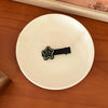 Smiley star black / hairpin