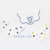 Blue mouse new three-piece suit