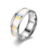 8mm rainbow color / number 6