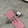 Silver hollow duckbill - pearl