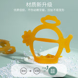 Baby Bracelet Gloves Teether Baby Silicone Bite Gum Molar Stick Quit Eating Hand Guard Strap-type Teether