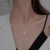 Golden dipper necklace