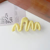 11cm wave - lacquer milk yellow / metal