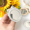 Bowknot mirror stand - silver