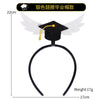 Silver wings graduation cap / one size fits all