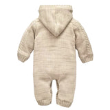 575 cross-border autumn and winter new thick cotton thread baby jumpsuit plus velvet wholesale children's sweater baby romper