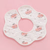 Waterproof bib【pink cloud】