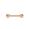 Twist rod rose gold plated
