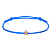 Sapphire blue - rose gold