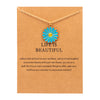 6477 fully open blue daisy gold card