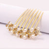 Champagne pearl comb
