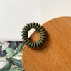 06 matcha frosted hair ring