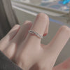 Geometric line ring / one size fits all