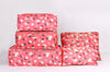 Watermelon red flowers-six-piece storage bag / 41*31*1cm