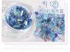 Nail art shell paper-fantasy sea blue / 5g/bottle