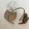 Bean paste green thin edge headband