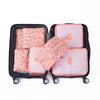 Pink cherry-six-piece storage bag / 41*31*1cm