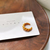 2# one yellow ear bone clip
