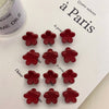 1 wine red flower