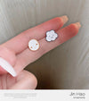 White cloud earrings