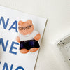 Transparent bracket-little chubby bear series-white t cool bear