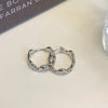 Pair of silver earrings / no specification