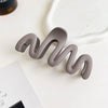 11cm wave - frosted rice gray / metal