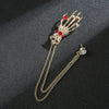 Personalized bone claw gold