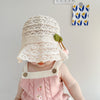 Pink cherry - beige / head circumference 32-44cm can be worn (recommended age 0-3 months) - see the above options